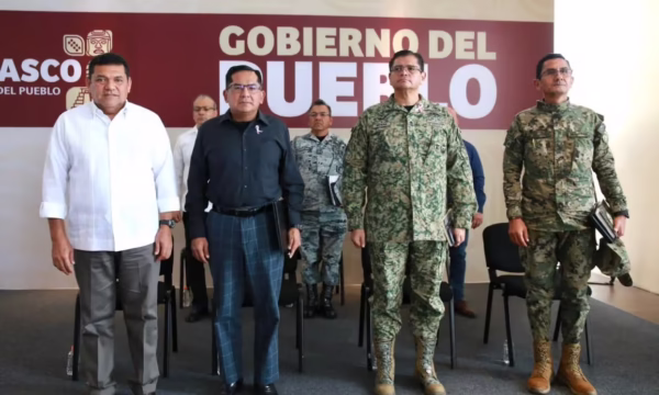 Javier May afirma que se continuara trabajando para recuperar la paz en Tabasco