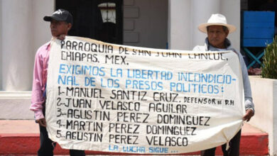 manifestacion-para-la-liberacion-de-5-activistas-indigenas-de-chiapas