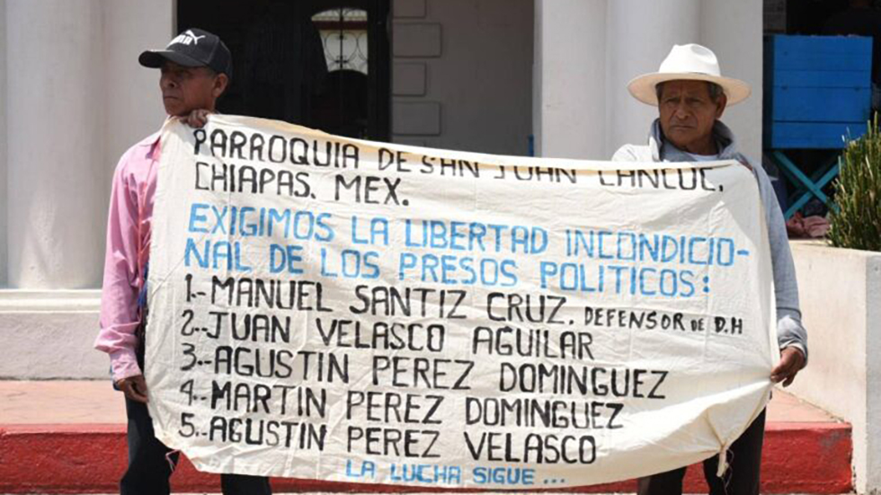 manifestacion-para-la-liberacion-de-5-activistas-indigenas-de-chiapas