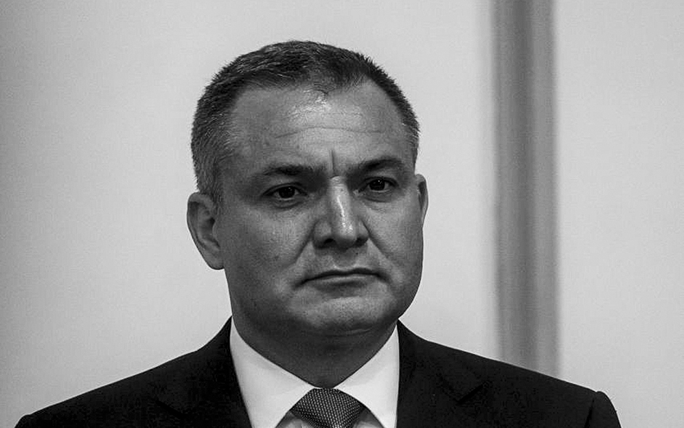 MÉXICO, D.F., 06OCTUBRE2011.- Genaro Garcia Luna, Secretario de Seguridad Publica durante el anuncio del plan de seguridad que implementara el gobierno federal en Guerreo, principalmente en el municipio de Acapulco.FOTO: ENRIQUE ORDÓÑEZ/CUARTOSCURO.CO