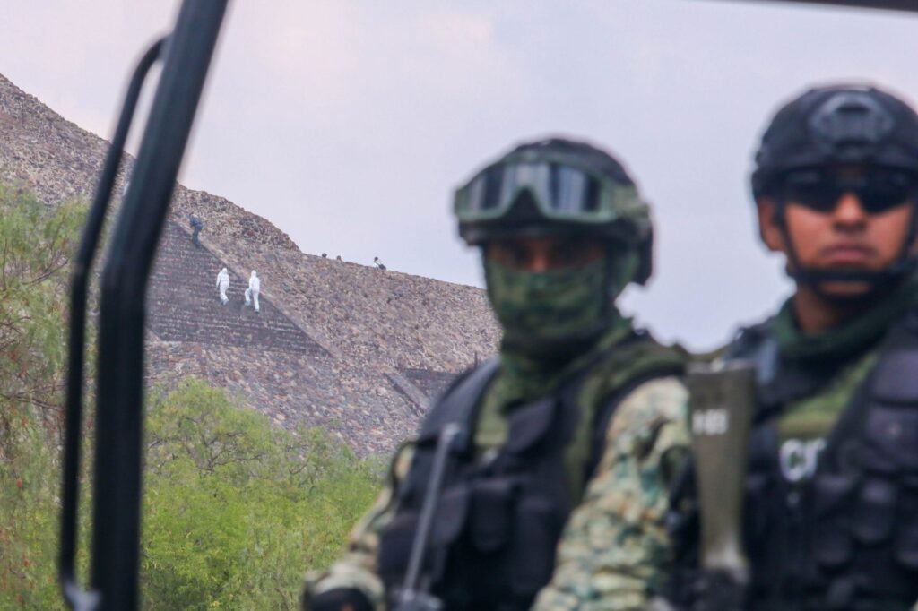 Balacera Pirámide de Teotihuacán